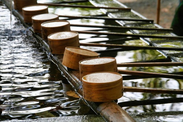 神社の手水舎