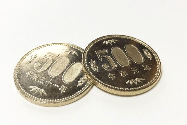 平成31年と令和元年の500円硬貨