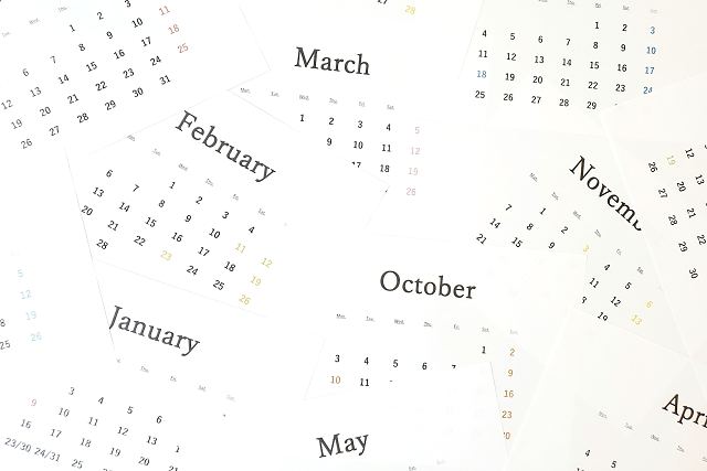 年間カレンダー（年中行事）